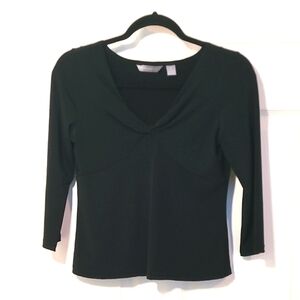 Vintage 90s Y2k Black Top Size Small Made In USA Size Small